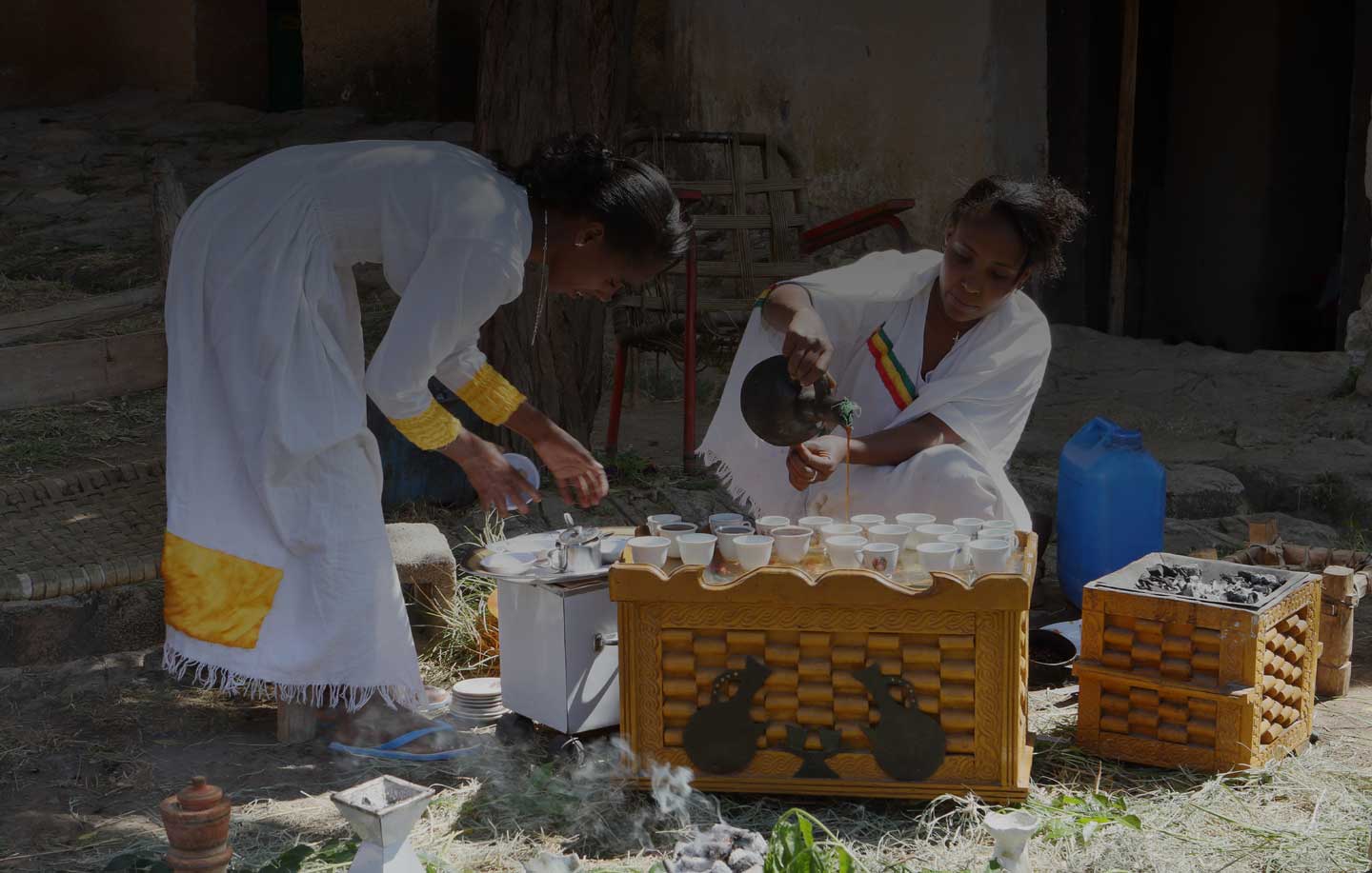 Kaffeezeremonie in Eritrea und Äthiopien