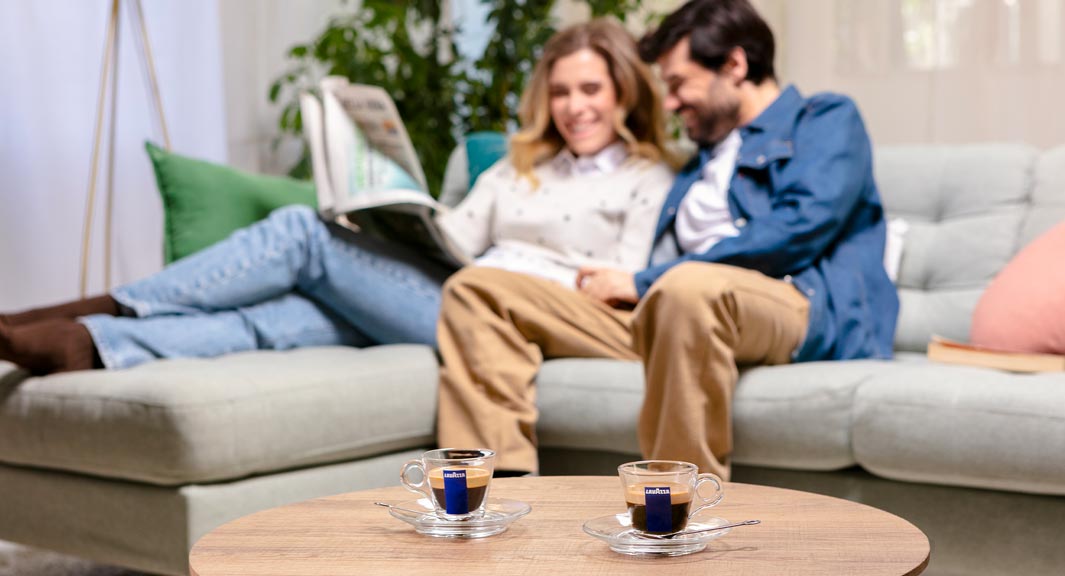 Kaffeetasse aus Glas